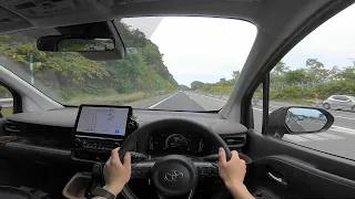 【Test Drive】2022 New TOYOTA SIENTA HYBRID 4WD - POV Drive