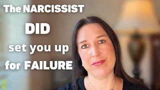 You're Not Crazy - The Narcissist DOES Want You To Fail | My Partner Blames Me For Everything!