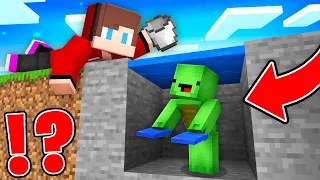 Mikey Use Fake Water For Prank JJ in Minecraft - Maizen