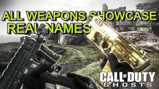 Call of Duty Ghosts - All Weapons Reloads and Real Names