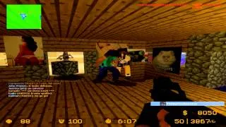 COUNTER STRIKE SOURCE ZOMBIE ESCAPE - MINECRAFT