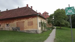 [4K] Castle Grm in Novo mesto, Slovenija, Slovenia - grad Grm.