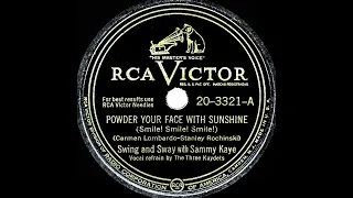 1949 HITS ARCHIVE: Powder Your Face With Sunshine - Sammy Kaye