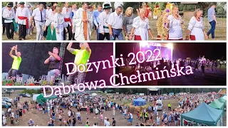 Dożynki gminne w Dąbrowie Chełmińskiej, koncert zespołu Weekend 20.08.2022