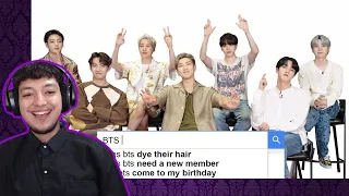 BTS answer the web's most searched questions on Wired! - Reaction