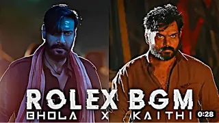 BHOLA X KAITHI |ft rolex theme  bgm edit|Lokiverse bgm edit