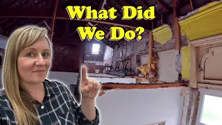 We Ripped Out Our Renovation Floors And Ceilings To Get Back To The Old Victorian Train Station