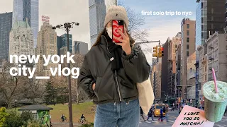 a vlog 🗽🚕🍎 first solo trip to new york city