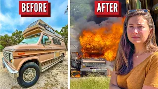 The Aftermath | Our Destroyed Campervan