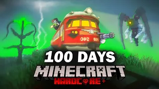 I spent 100 Days on a TRAIN in an INFECTED apocalypse in Minecraft... Here's What Happened #4