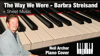 The Way We Were - Barbra Streisand - Piano Cover + Sheet Music
