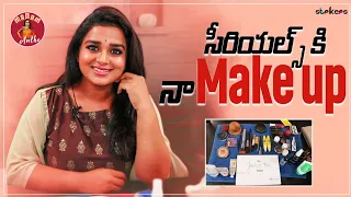 నా సీరియల్ MAKEUP || Sreevani Makeup || Madam Anthe || Strikers