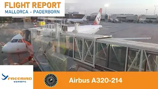 FLIGHT REPORT | Mallorca - Paderborn | Freebird Airlines Europe | A320-214  [Deutsch/German]