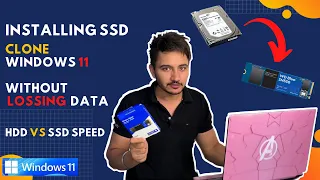 Installing SSD in My Laptop | Clone Your Windows 11 without Loosing Your Data| #SSD Speed Test