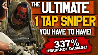 The ULTIMATE 1 TAP SNIPER YOU HAVE TO HAVE! PVE BUILD! 337% HSD - Division 2 - TU18
