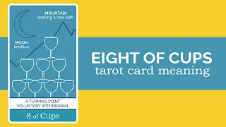 The Eight of Cups Tarot Card