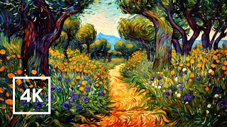 Van Gogh’s Provence Palette: Lavender Fields and Landscapes in Digital Display