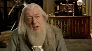 Michael Gambon on Harry Potter and the Half blood prince set