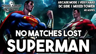 Mortal Kombat Vs DC Universe | DC SIDE | Arcade Mode | Superman | Very Hard | NML | Mixed Tower