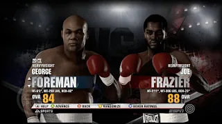 Geroge Forman vs Joe Frazier