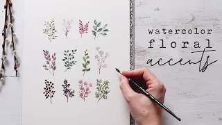 Every Watercolor Floral Accent You’ll Ever Need!