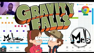 GRAVITY FALLS THEME SONG on Chrome Music Lab