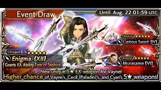 [DFFOO-GL] Summons for Vayne Solidor - THE META DESTROYER