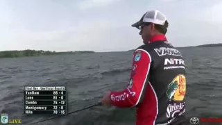 KVD fishing live - day 4 Toledo Bend - part 3