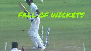 India vs sri lanka 2017 test 2 day 3 highlights |fall of wickets