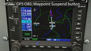 MSFS - GPS OBS, Waypoint Suspend button