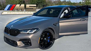 2022 BMW M5 Competition F90 Walkaround Review Exhaust Sound & Launch