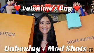 Valentine's Day Unboxing | Louis Vuitton  | Tiffany & Co. + Mod Shots!!!