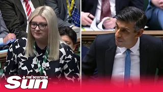 SNP sing chorus of 'NO' as they ask Rishi Sunak questions about democracy at PMQ's