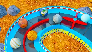 Space Marble Race - Solar System Planets Tournament