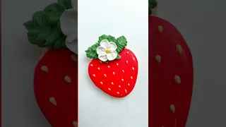 🍓Easy Strawberry Cookies! #cookies #cookiedecorating #shorts