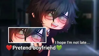 ❤️Pretend Boyfriend💚  //    Gacha+Harry Potter AU/UA meme   Drarry/Harco  |Not OG|   Perfect couple