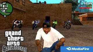 PACK DE MOTOS CON SONIDOS REALISTAS PARA GTA SAN ANDREAS ANDROID POR MEDIAFIRE