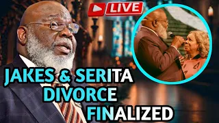 FINALLY OVER: "TD JAKES SIGNS DIVORCE PAPERS WITH WIFE SERITA JAKES"