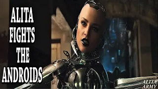 Alita fights the Androids in the Valley | Alita: Battle Angel (2019) Original Movie Clip