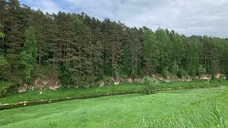 Поиск «Белых скал» на р.Дёржа в д.Мозгово.