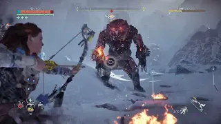 How to easily kill a Fireclaw on Ultra Hard (Horizon Zero Dawn, PS4)