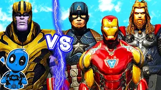 IronMan & Captain America & Thor vs Thanos :Avengers EndGame Final Battle - Epic Battle