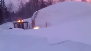 record snow fall of 2015 660cm of snow pei canada