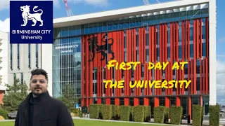 First day at Birmingham City University | BCU induction week | Part time jobs | Indian student in UK