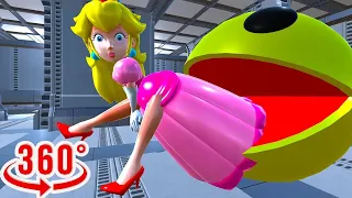 Princess Peach 360 - Pacman | 360 video funny meme | VR/360° Experience