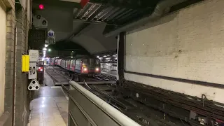 LU Waterloo & City Line 1992 TS Train Departs Waterloo Depot