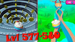 Going Balls Super Speedrun New update gameplay Levels 577-580