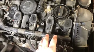 Engine cylinder misfire diagnostics with no special tools Shell Game - Audi A4 B8 Quattro