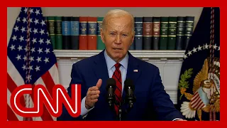 Biden breaks his silence on nationwide university protests