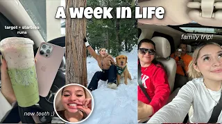 A week in my life | family trip, new teeth, gym